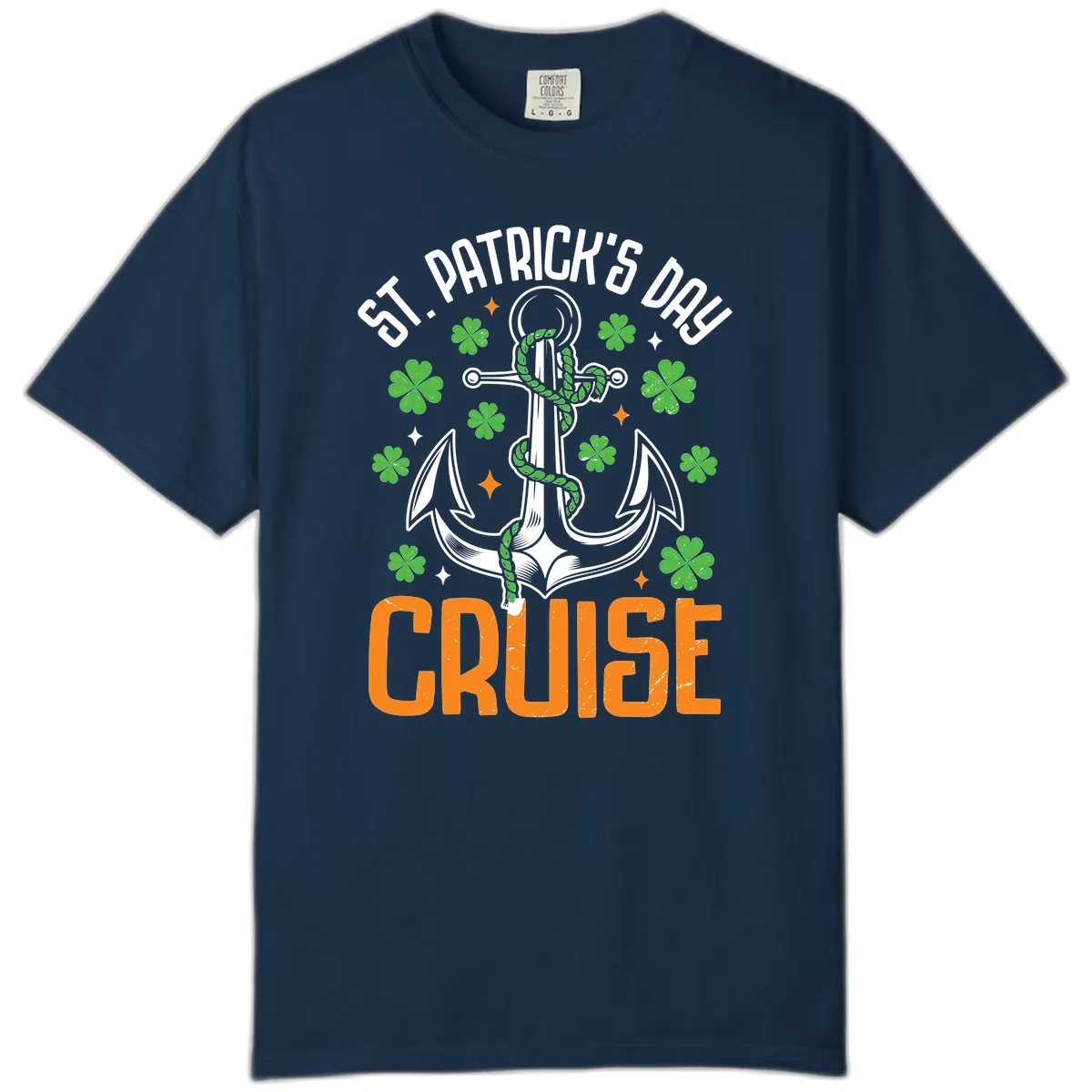 St. Patrick's Day Cruise Comfort Color in True Navy