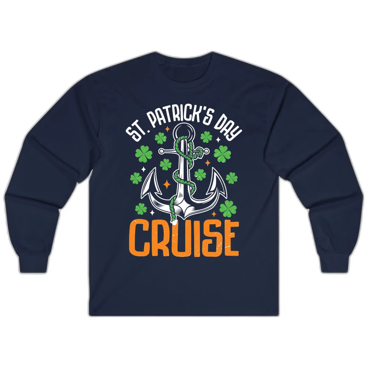 St. Patrick's Day Cruise Long Sleeve in Navy