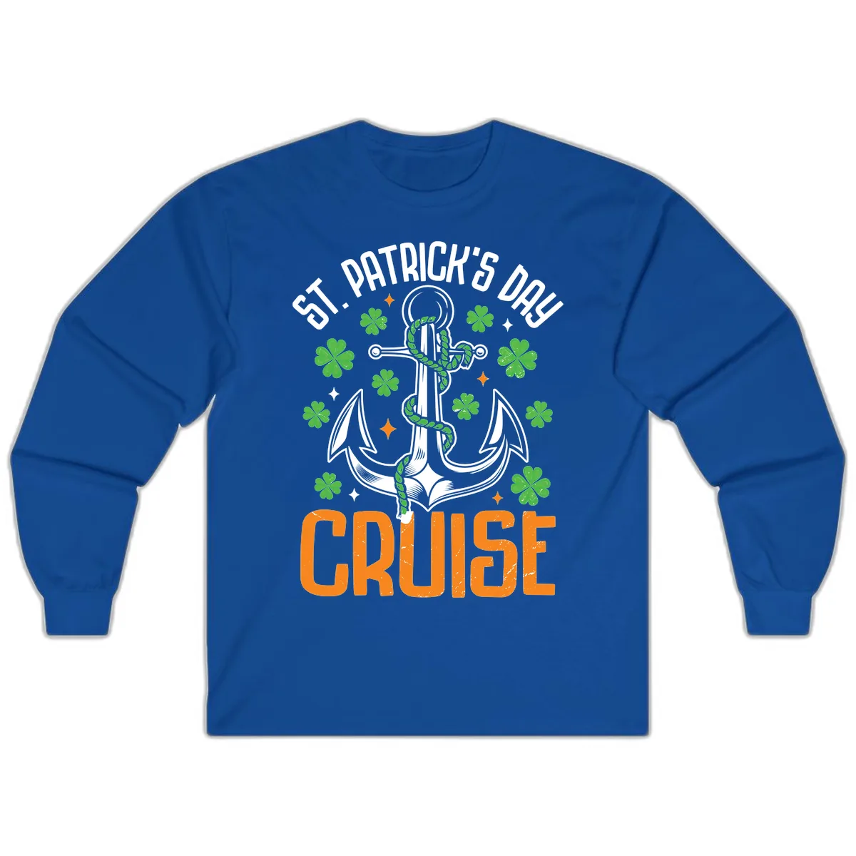 St. Patrick's Day Cruise Long Sleeve in Royal