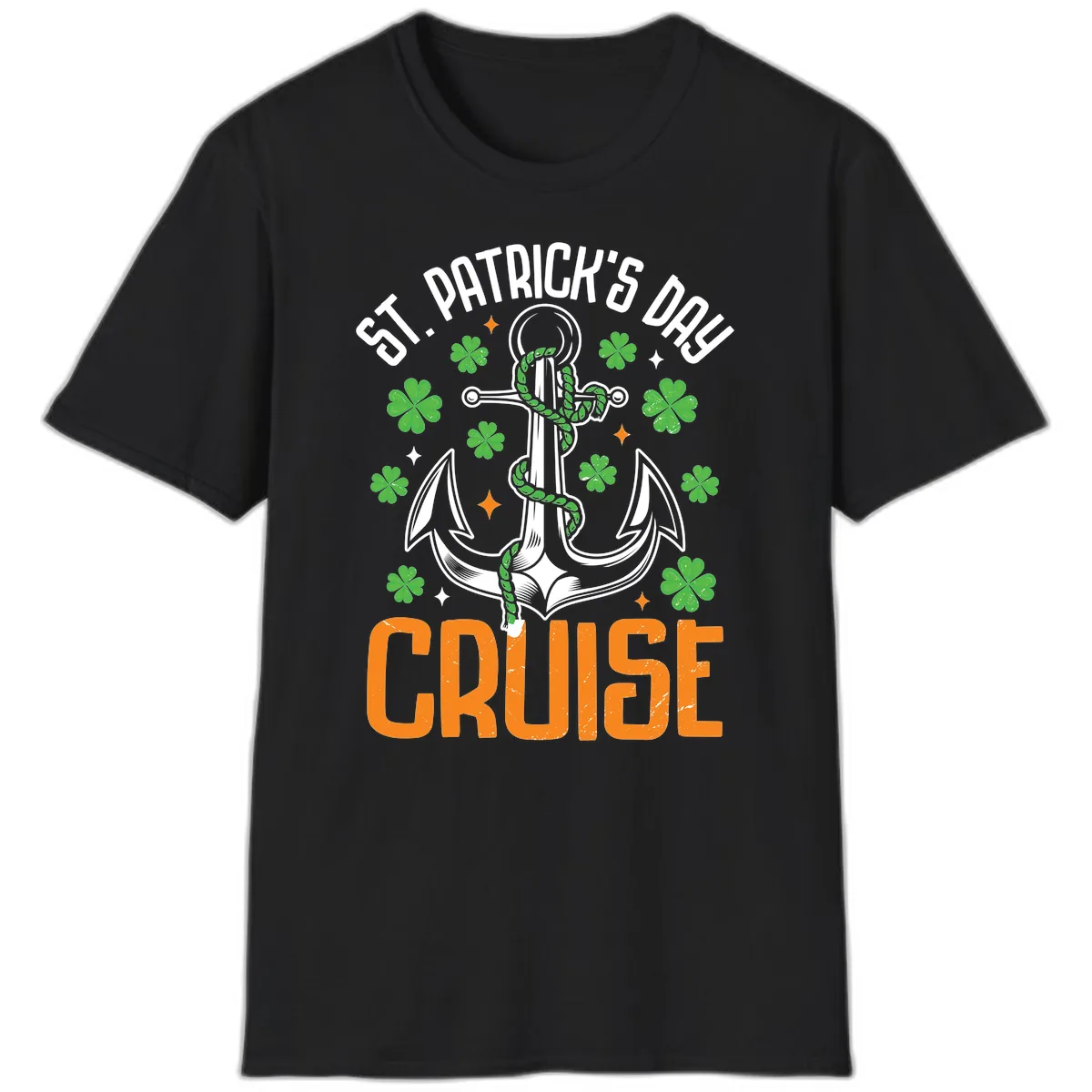 St. Patrick's Day Cruise T-Shirt in Black