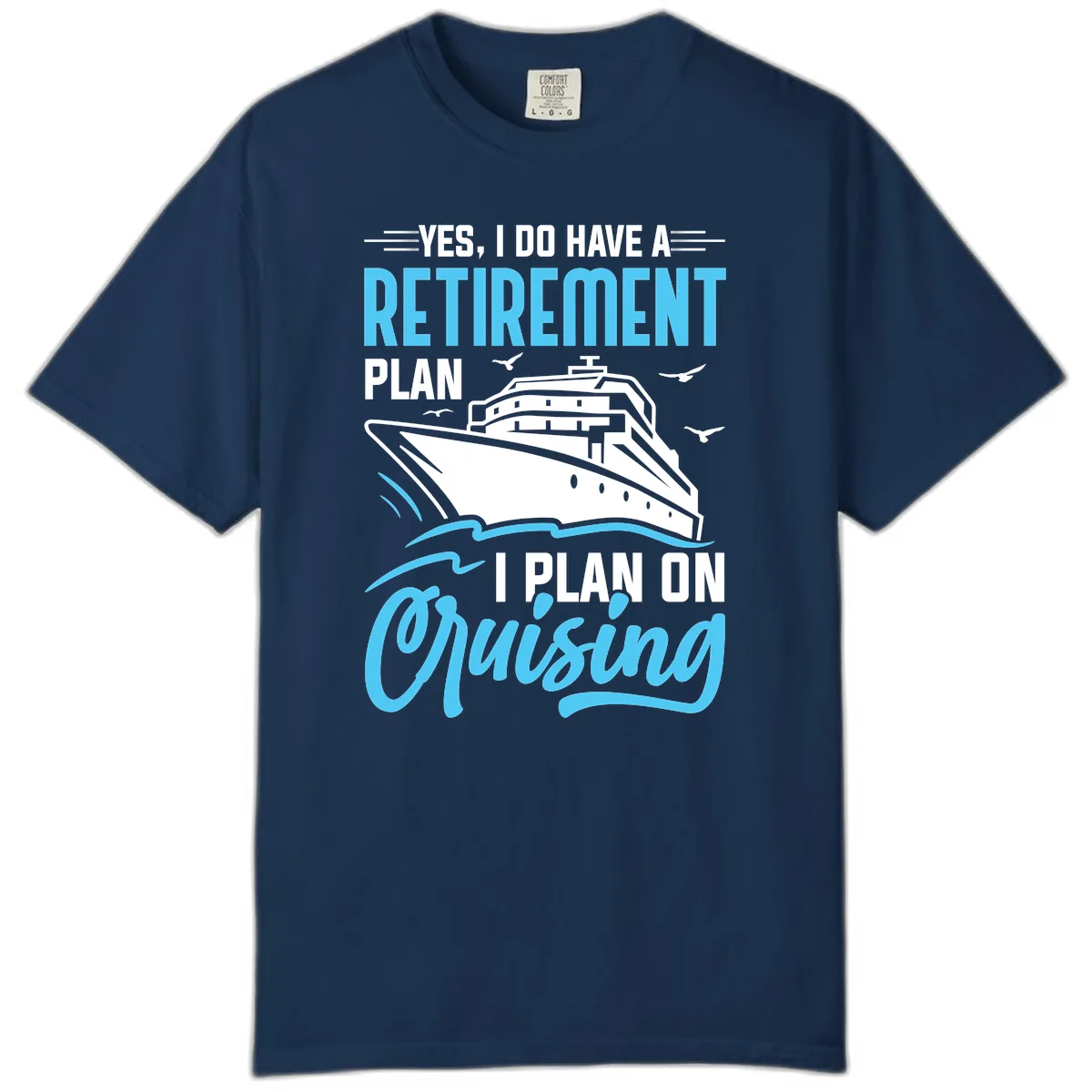 Retirement Plan: Cruising Comfort Color in Navy