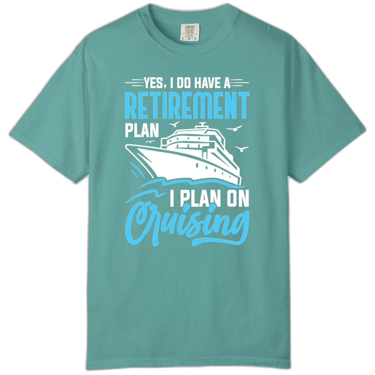 Retirement Plan: Cruising Comfort Color in Seafoam