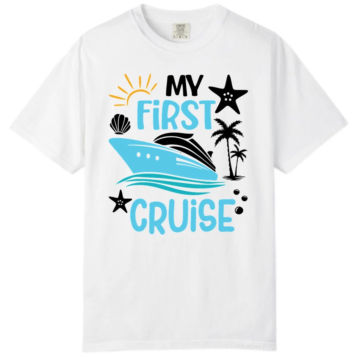 My First Cruise Comfort Color in White