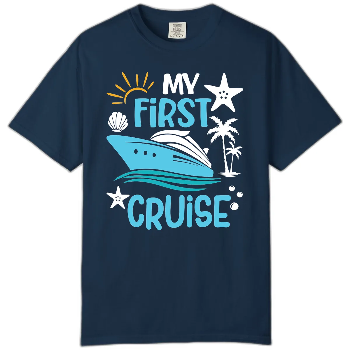 My First Cruise Comfort Color in True Navy