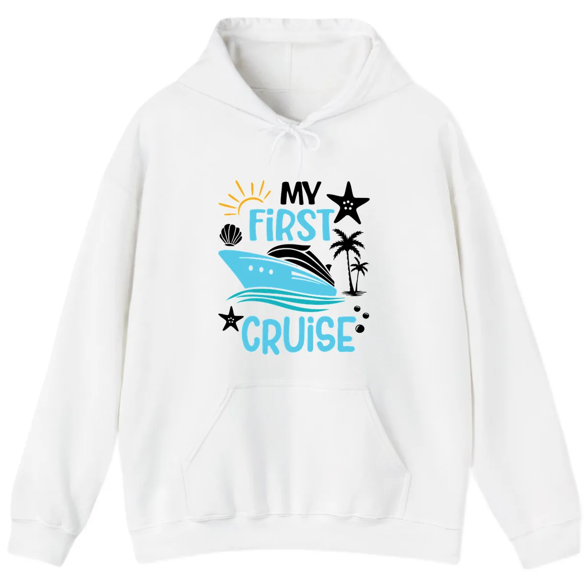My First Cruise Hoodie in White
