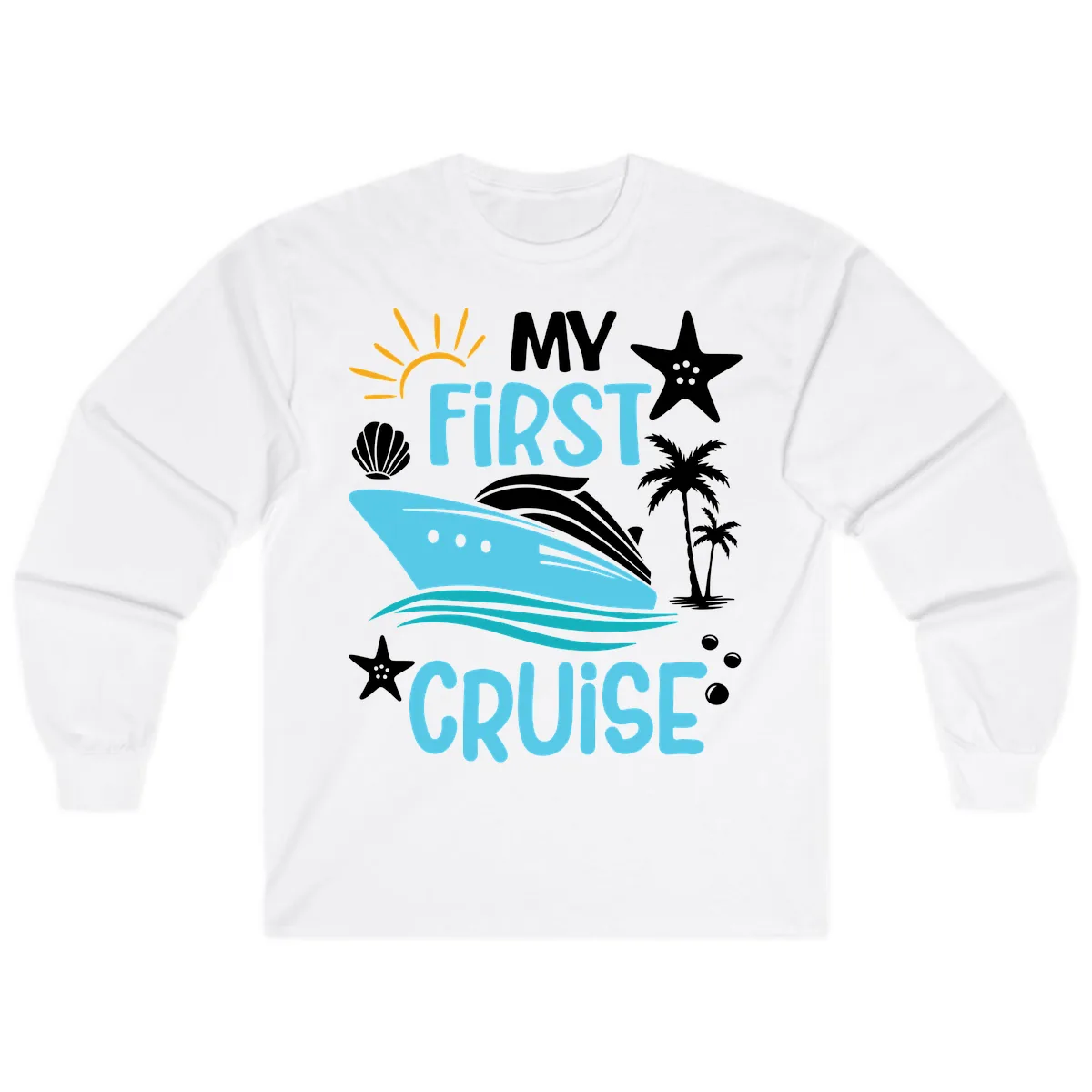 My First Cruise Long Sleeve in White