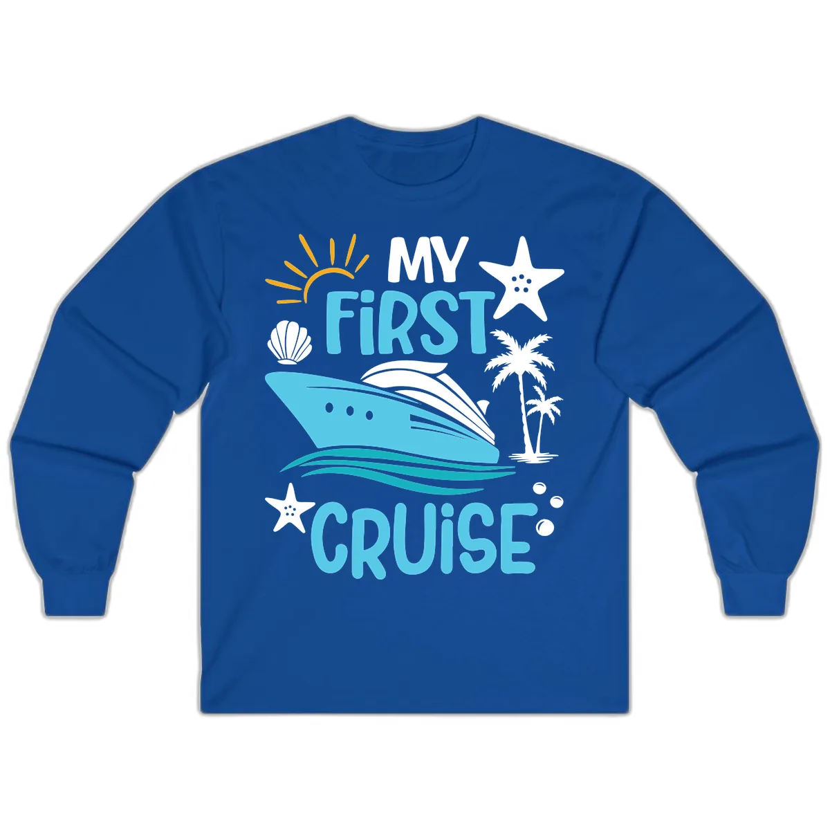 My First Cruise Long Sleeve in Royal
