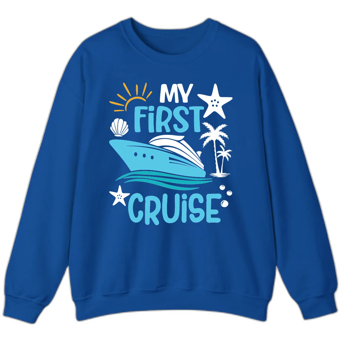 My First Cruise Sweatshirt in Royal