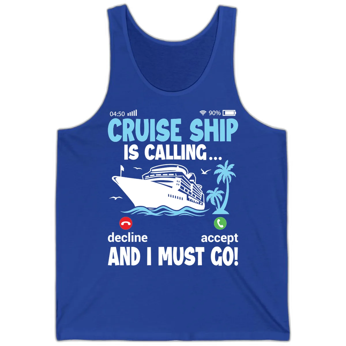 Cruise Ship Is Calling Tank in True Royal