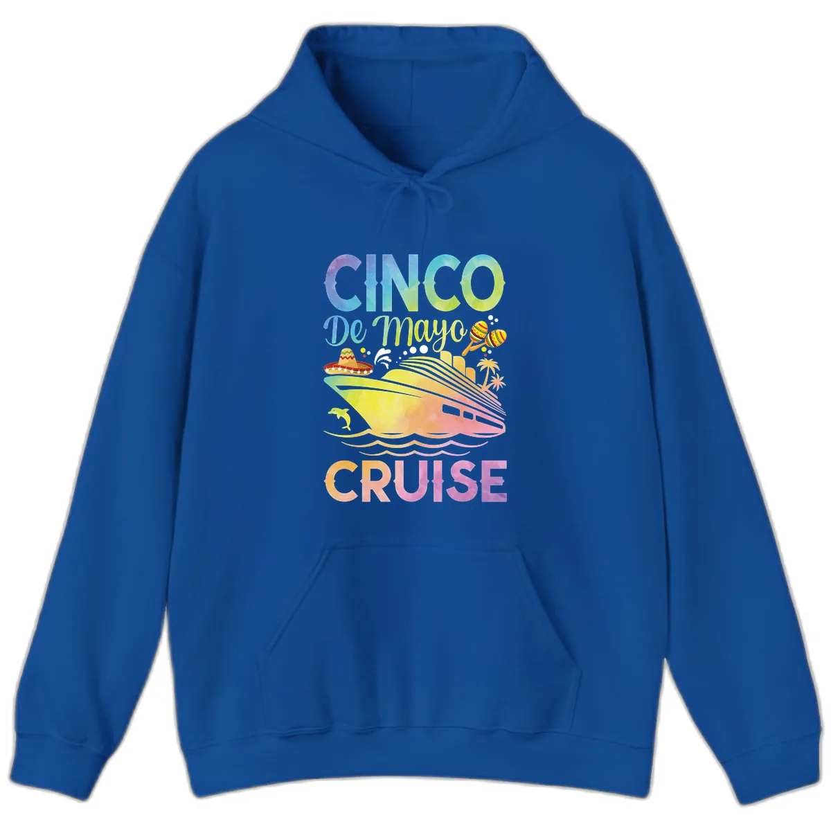 Cinco De Mayo Cruise Hoodie in Royal
