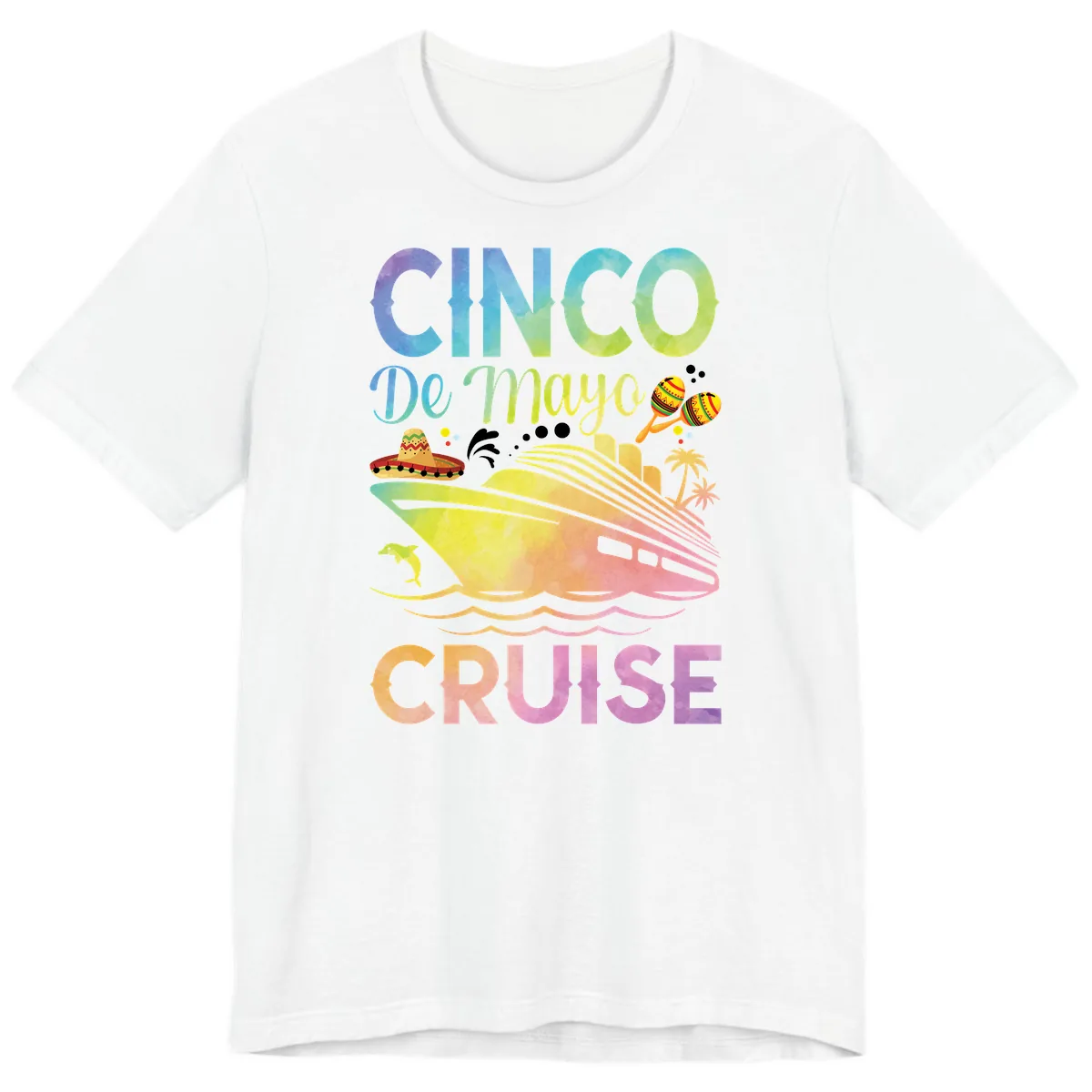 Cinco De Mayo Cruise Premium T-Shirt in White