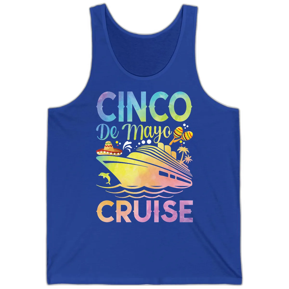 Cinco De Mayo Cruise Tank in True Royal