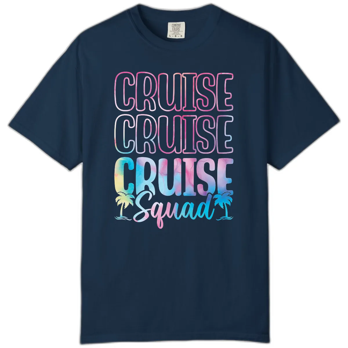 Cruise Cruise Cruise Squad Comfort Color in True Navy