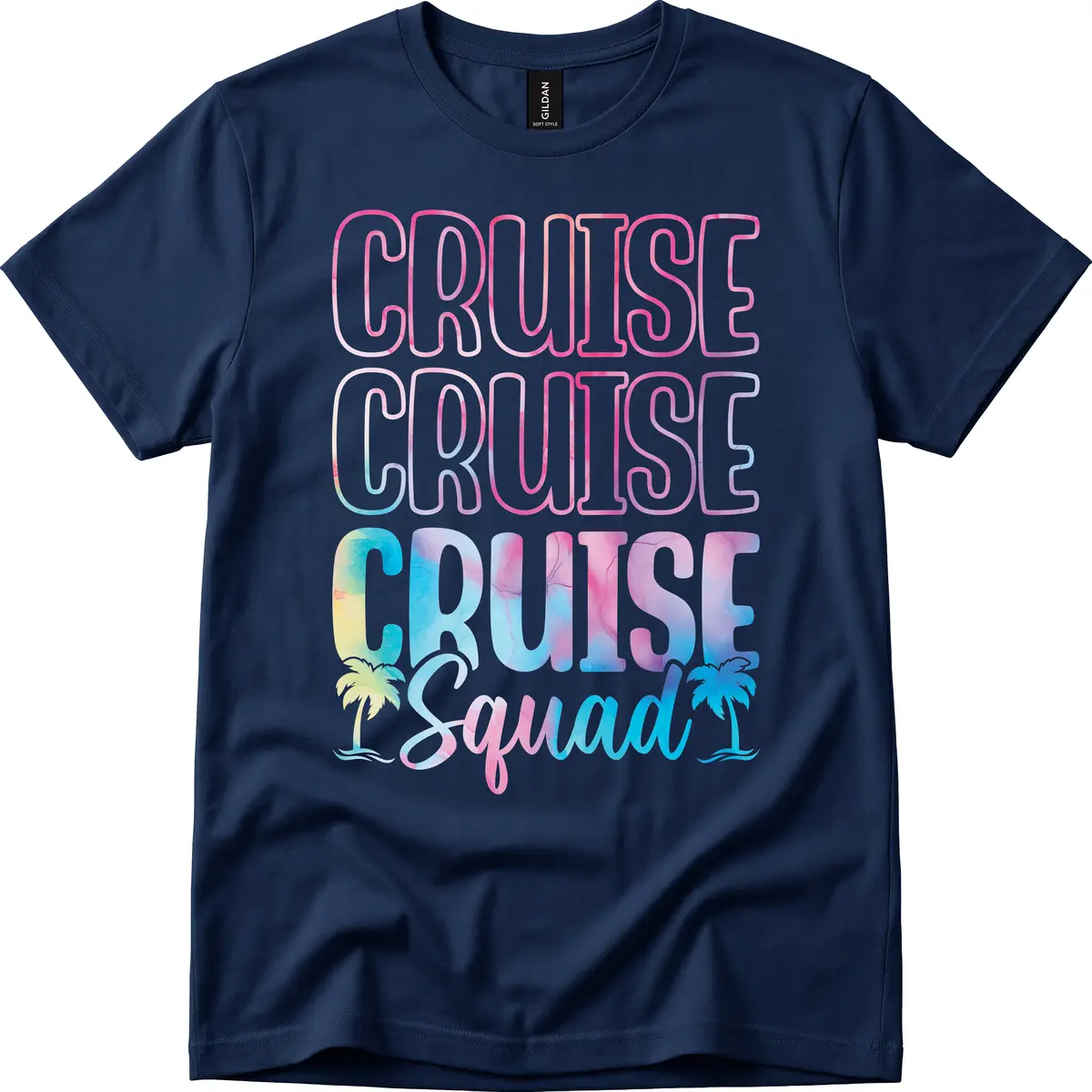Cruise Cruise Cruise Squad T-Shirt in Navy
