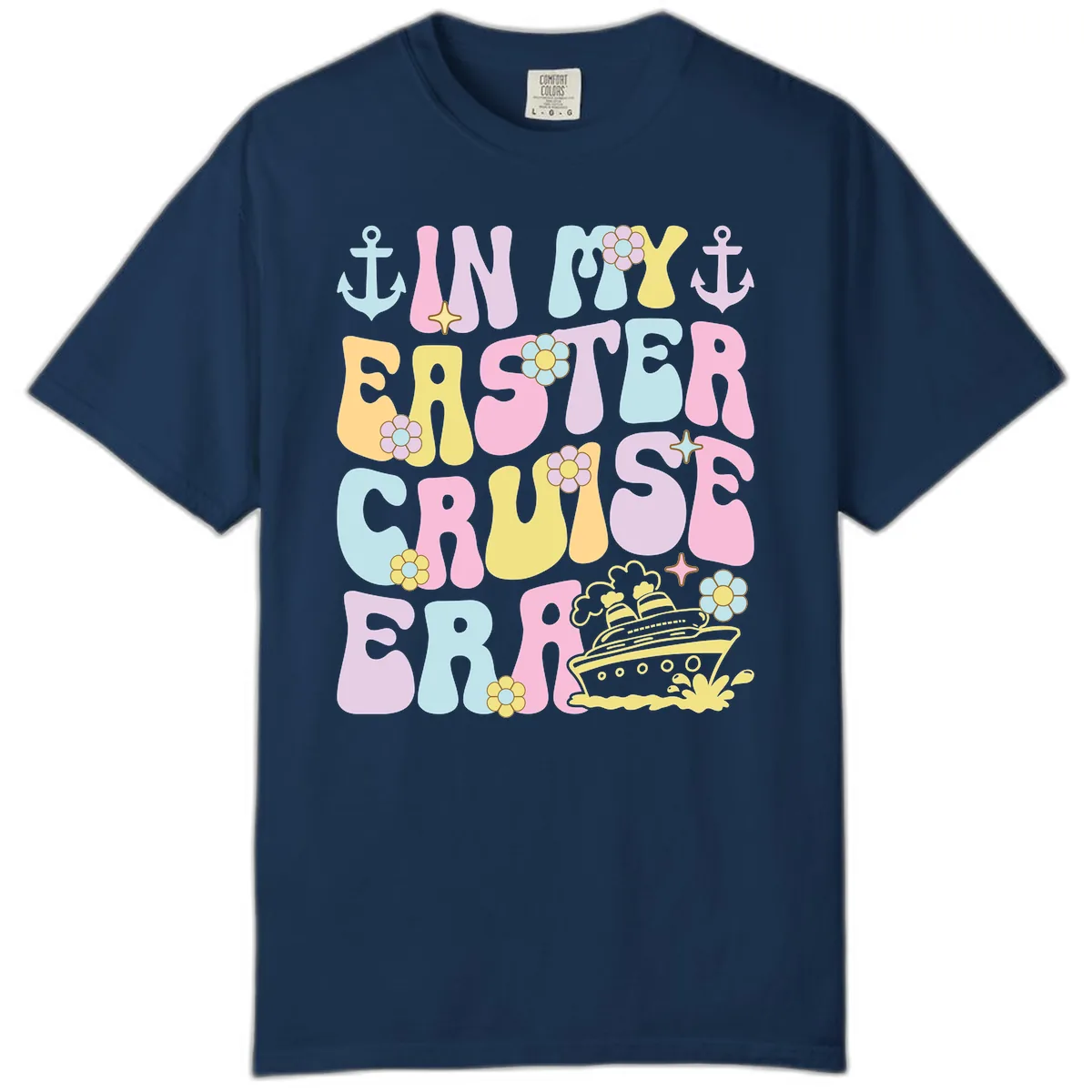In My Cruise Era Comfort Color in Navy