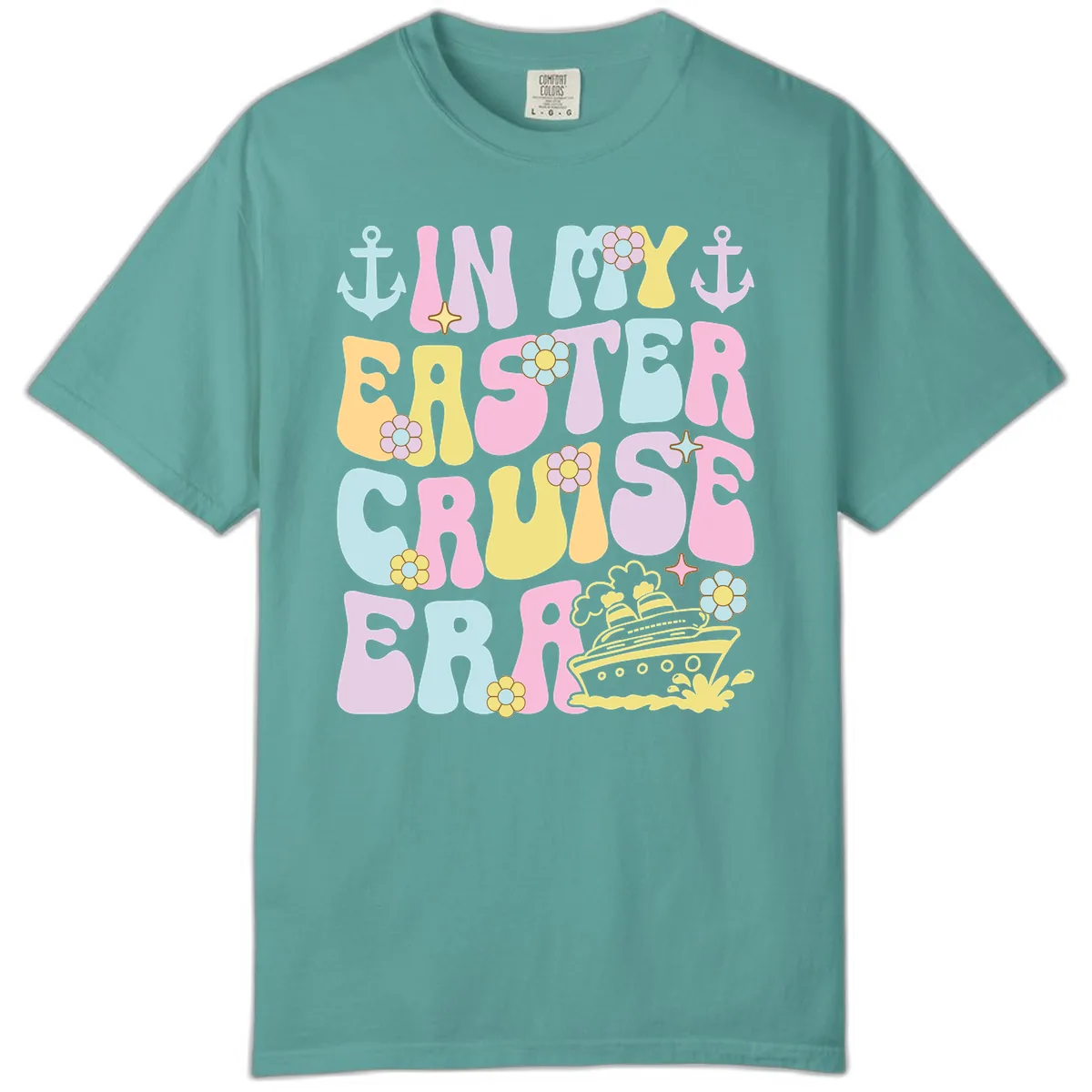 In My Cruise Era Comfort Color in Seafoam
