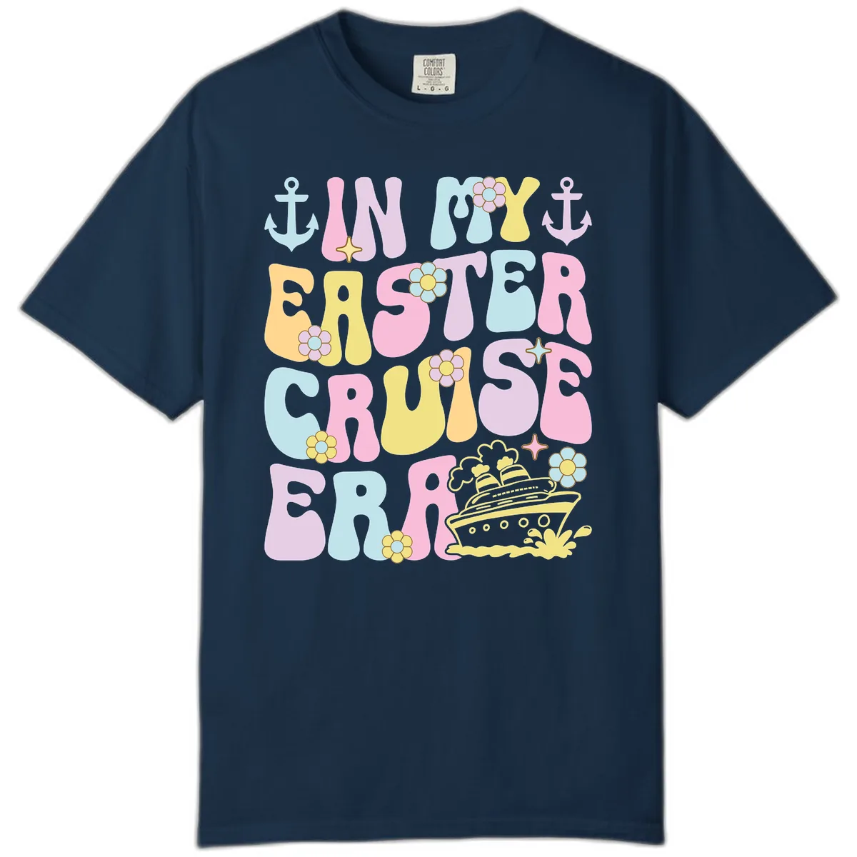 In My Cruise Era Comfort Color in True Navy