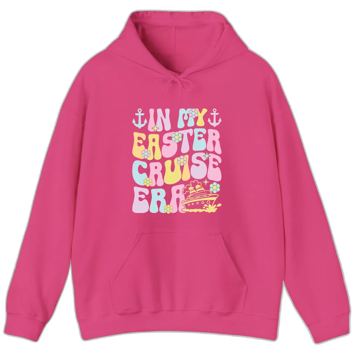 In My Cruise Era Hoodie in Heliconia