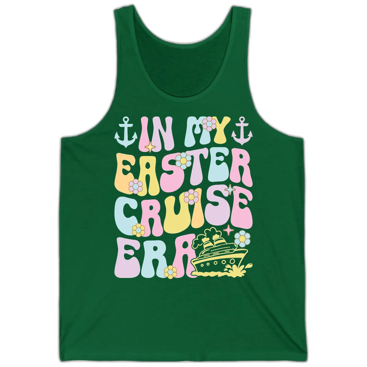 In My Cruise Era Tank in Kelly