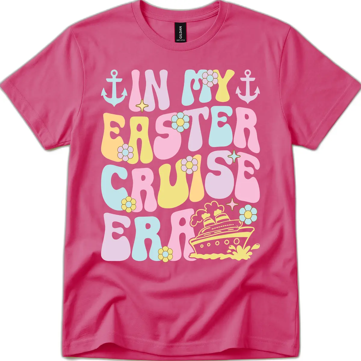 In My Cruise Era T-Shirt in Heliconia