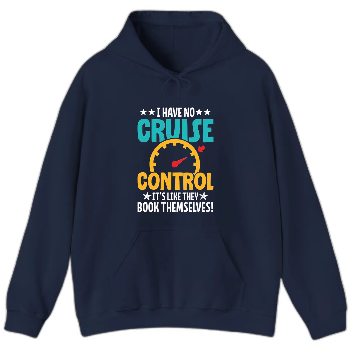 No Cruise Control Hoodie in Navy