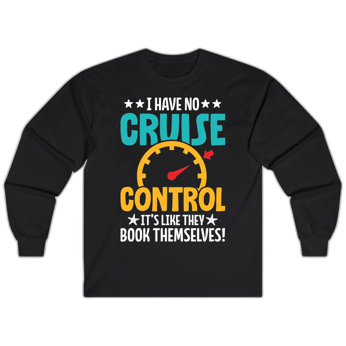 No Cruise Control Long Sleeve in Black