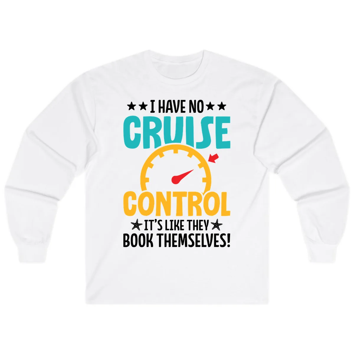 No Cruise Control Long Sleeve in White