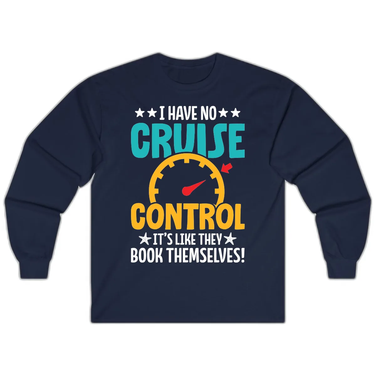No Cruise Control Long Sleeve in Navy