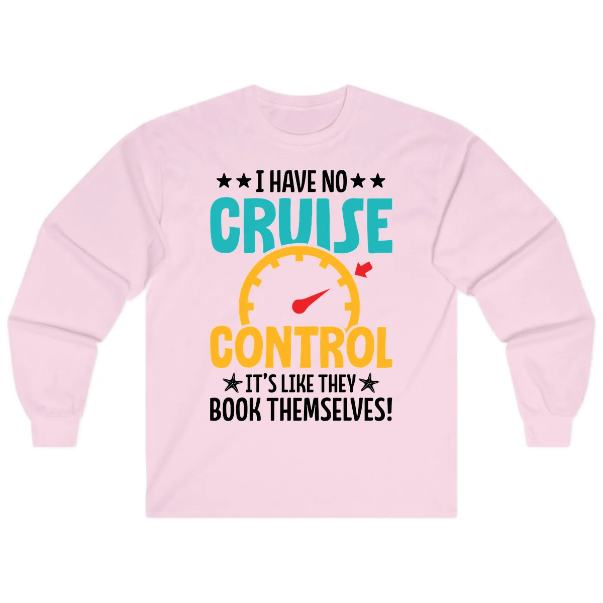 No Cruise Control Long Sleeve in Light Pink
