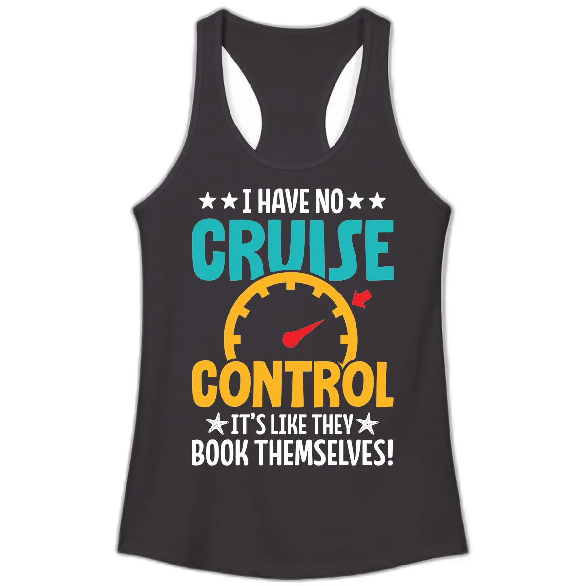 No Cruise Control Ladies Tank in Black
