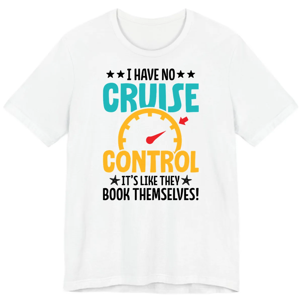 No Cruise Control Premium T-Shirt in White