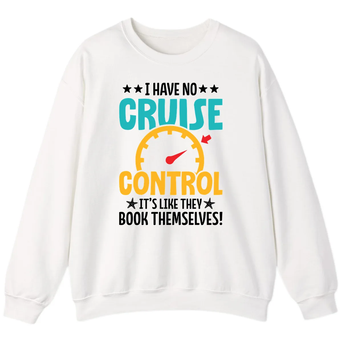 No Cruise Control Sweatshirt in White