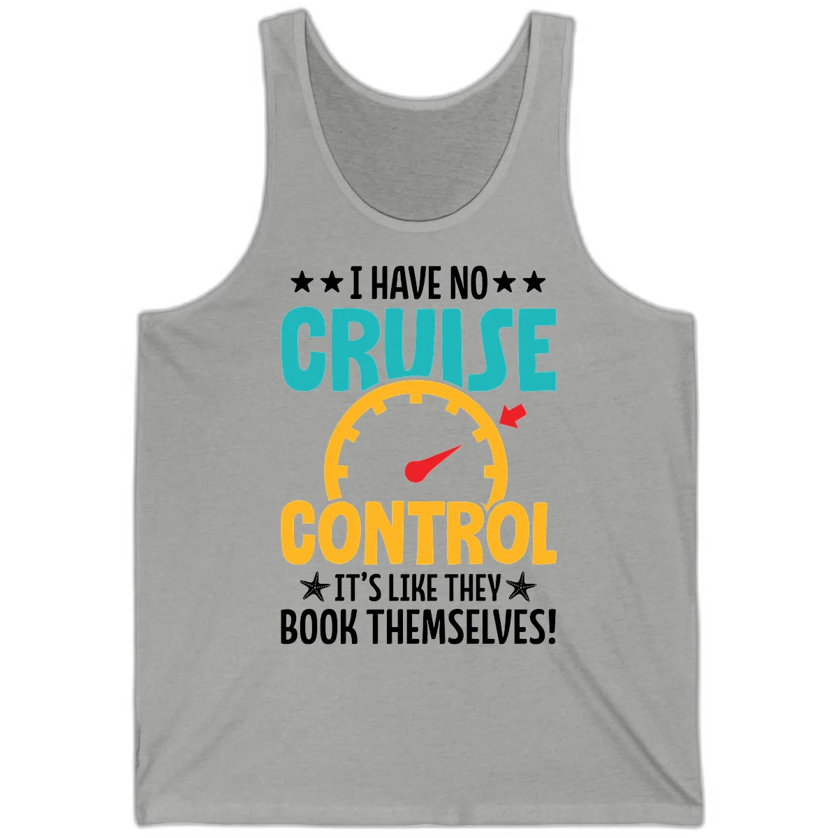 No Cruise Control Tank in Athletic Heather