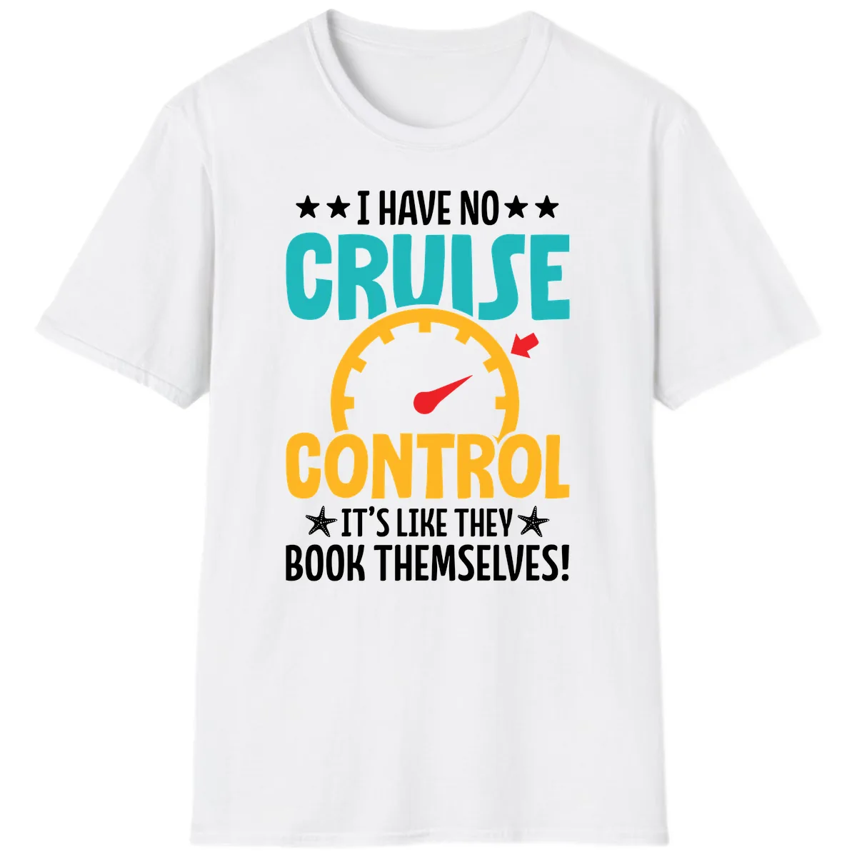 No Cruise Control T-Shirt in White
