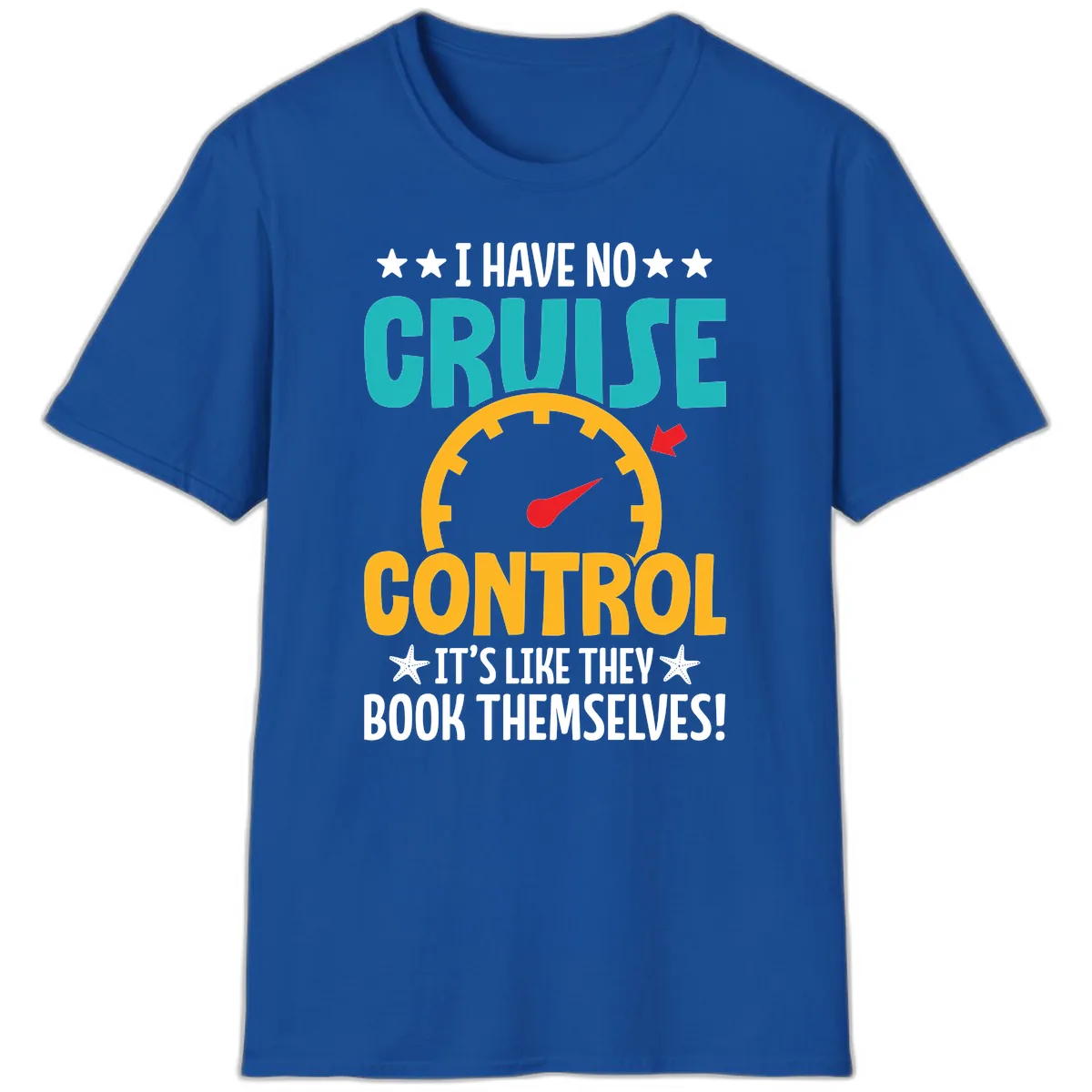 No Cruise Control T-Shirt in Royal