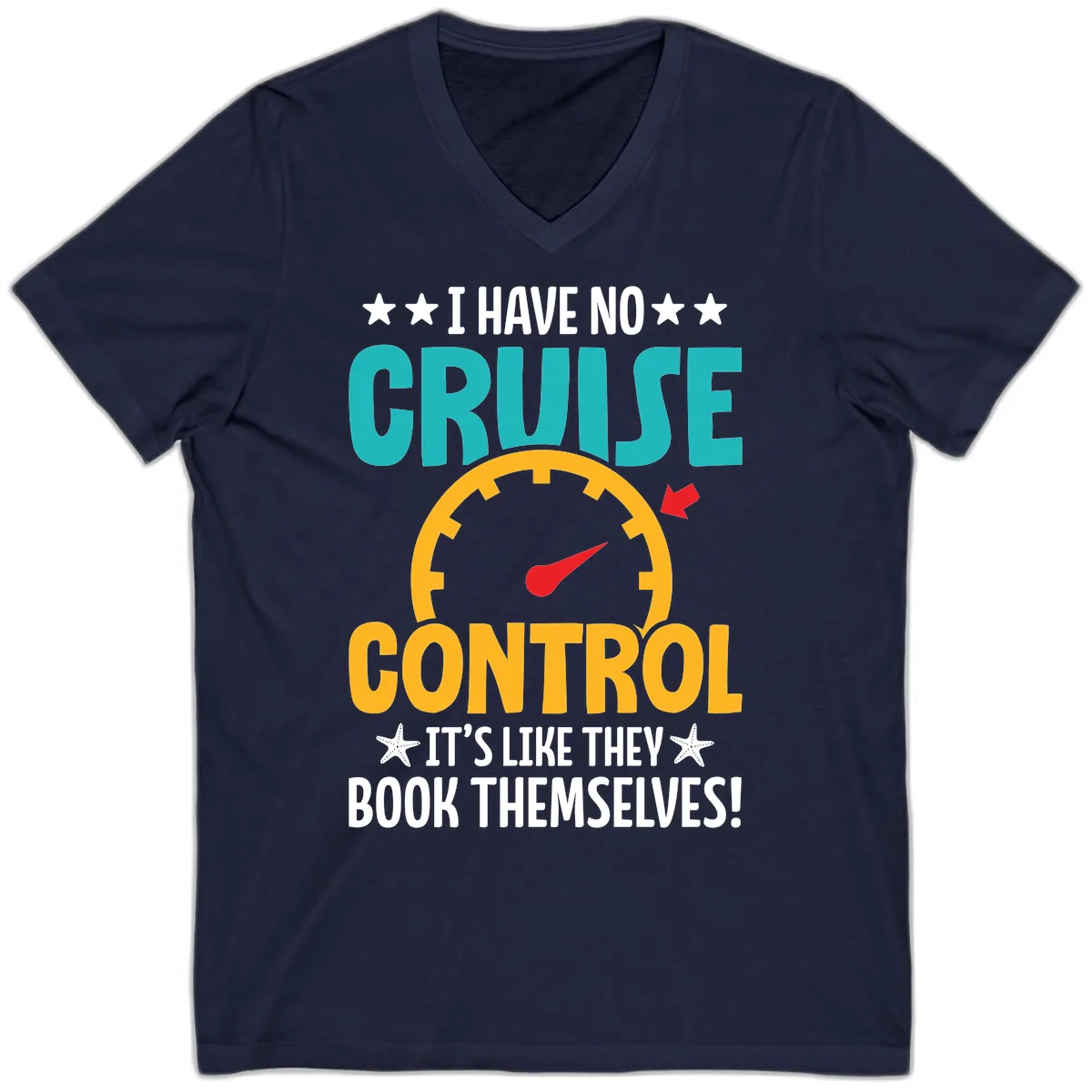 No Cruise Control V-Neck in Navy