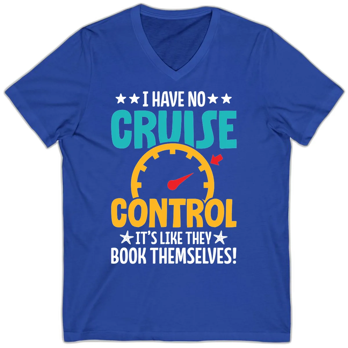 No Cruise Control V-Neck in True Royal