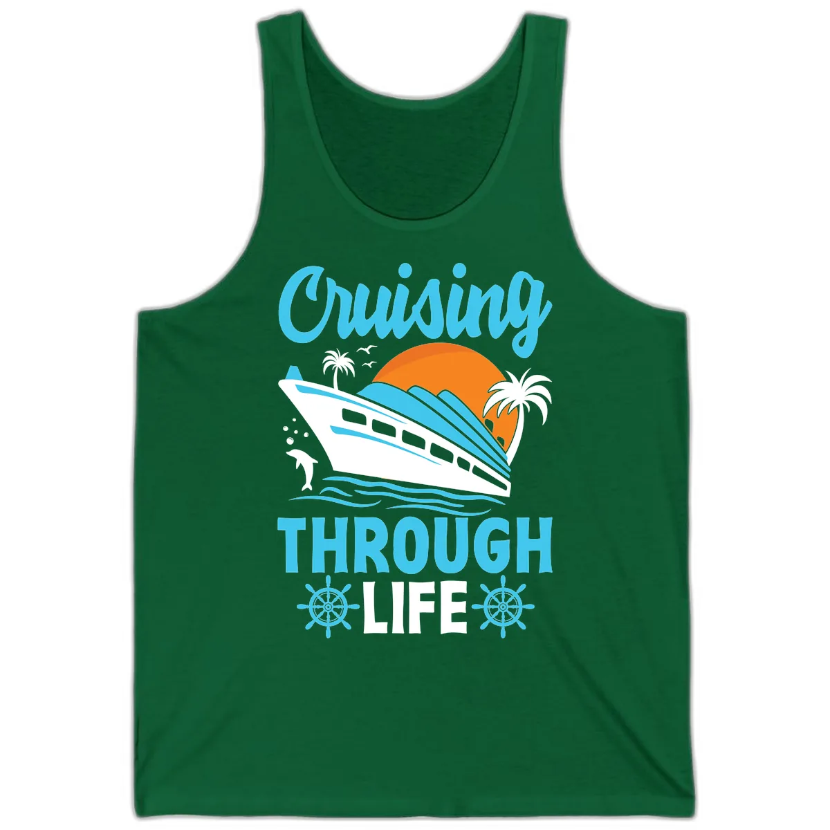 Cruising Through Life Tank in Kelly