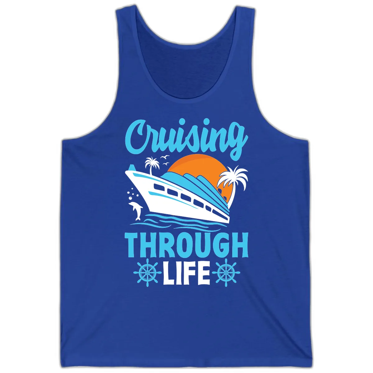 Cruising Through Life Tank in True Royal
