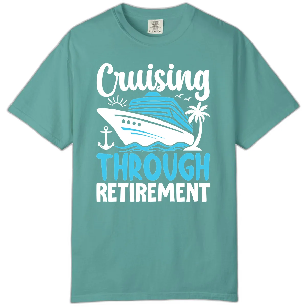 Cruising Through Retirement Comfort Color in Seafoam