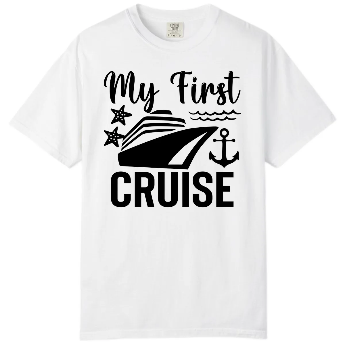 My First Cruise Comfort Color in White