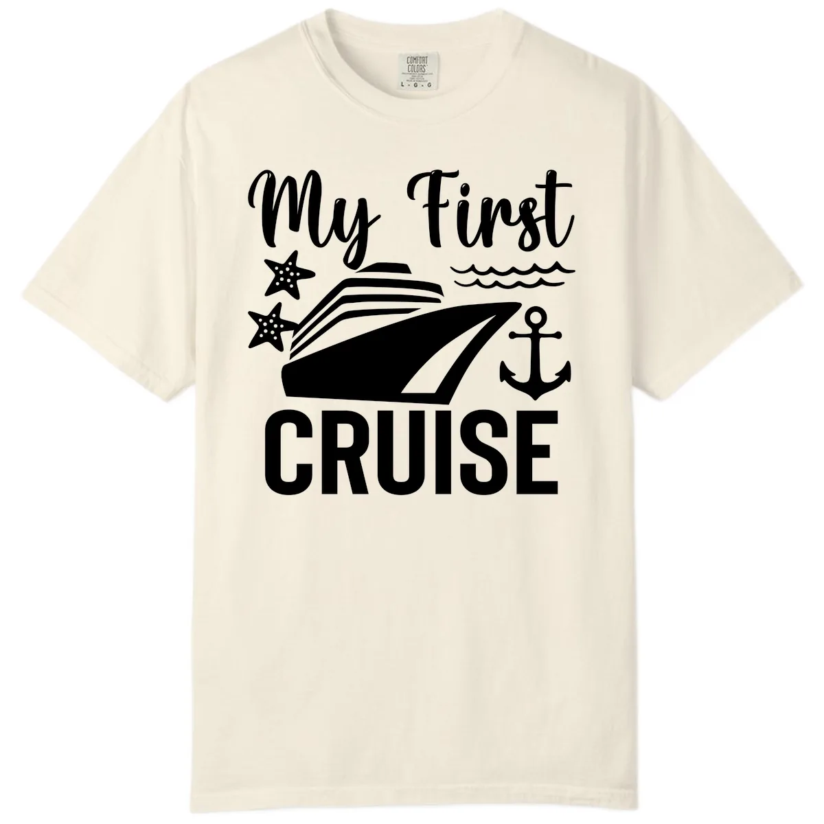My First Cruise Comfort Color in Ivory