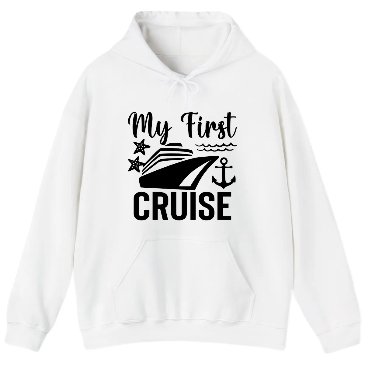 My First Cruise Hoodie in White