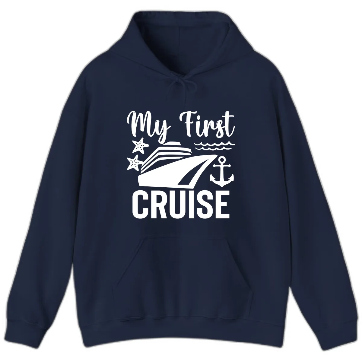 My First Cruise Hoodie in Navy