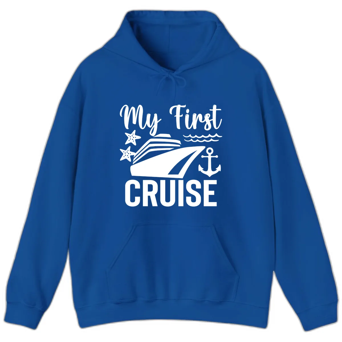 My First Cruise Hoodie in Royal