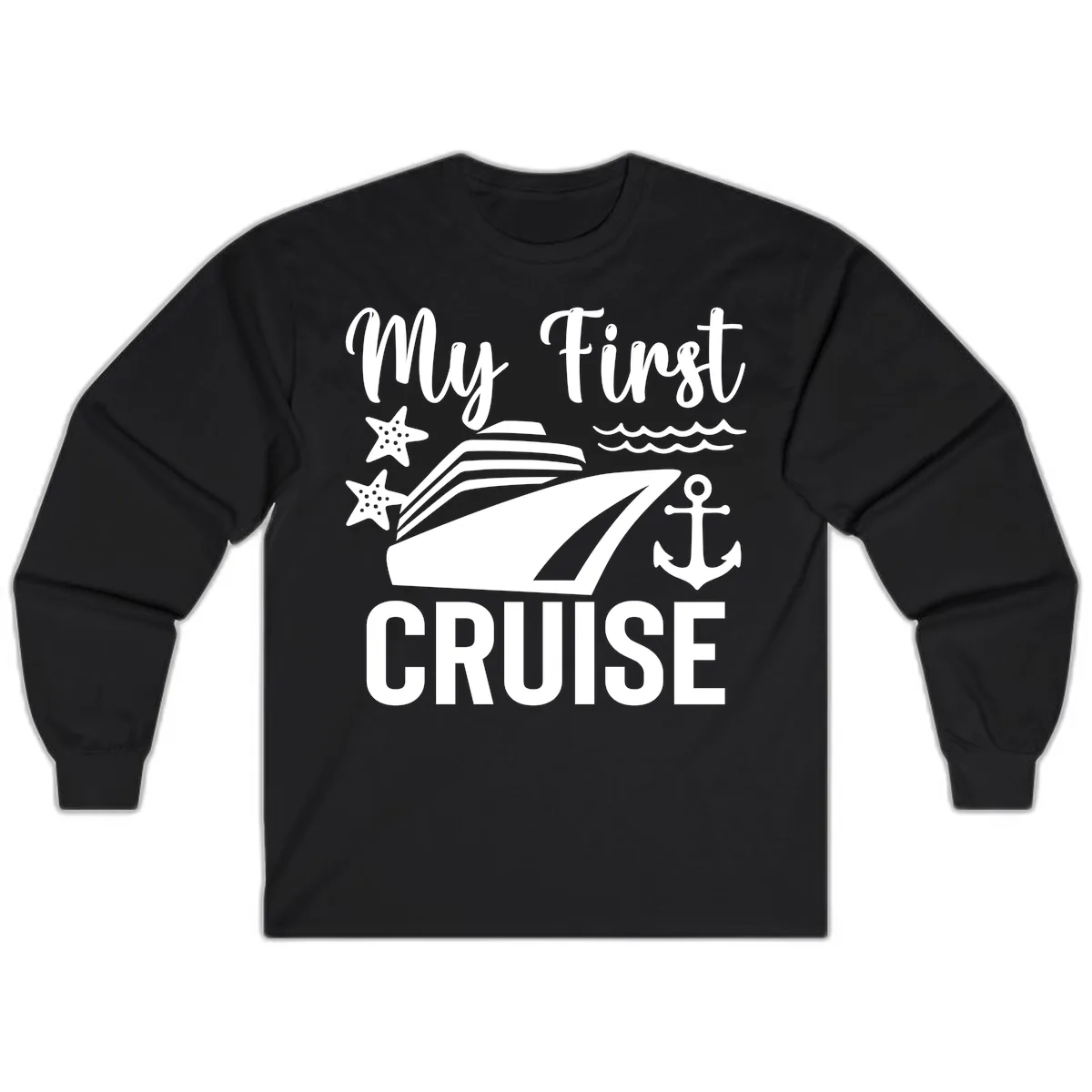 My First Cruise Long Sleeve in Black