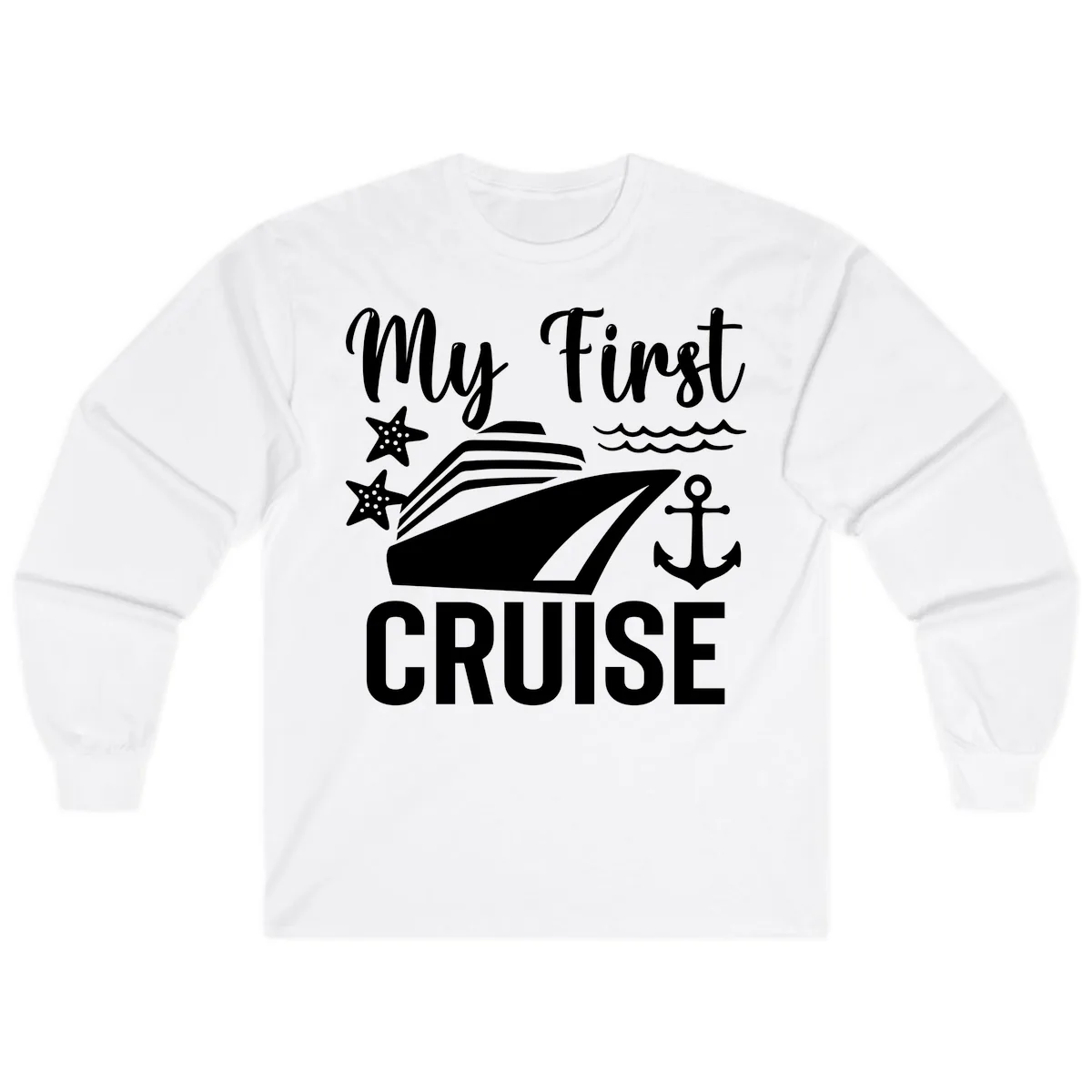 My First Cruise Long Sleeve in White