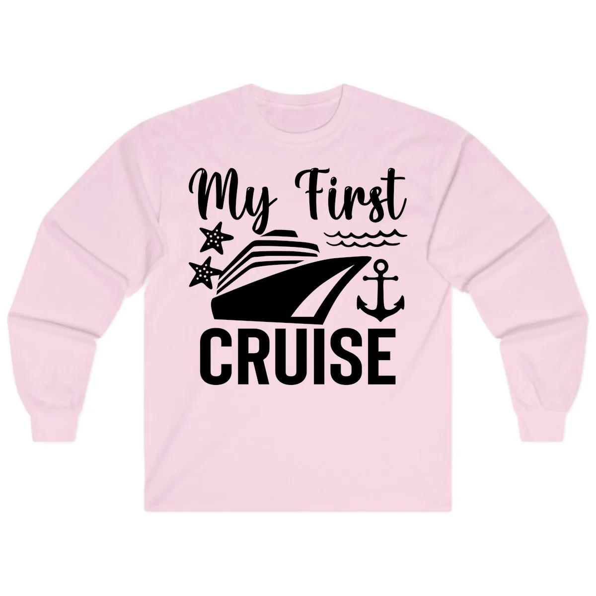 My First Cruise Long Sleeve in Light Pink