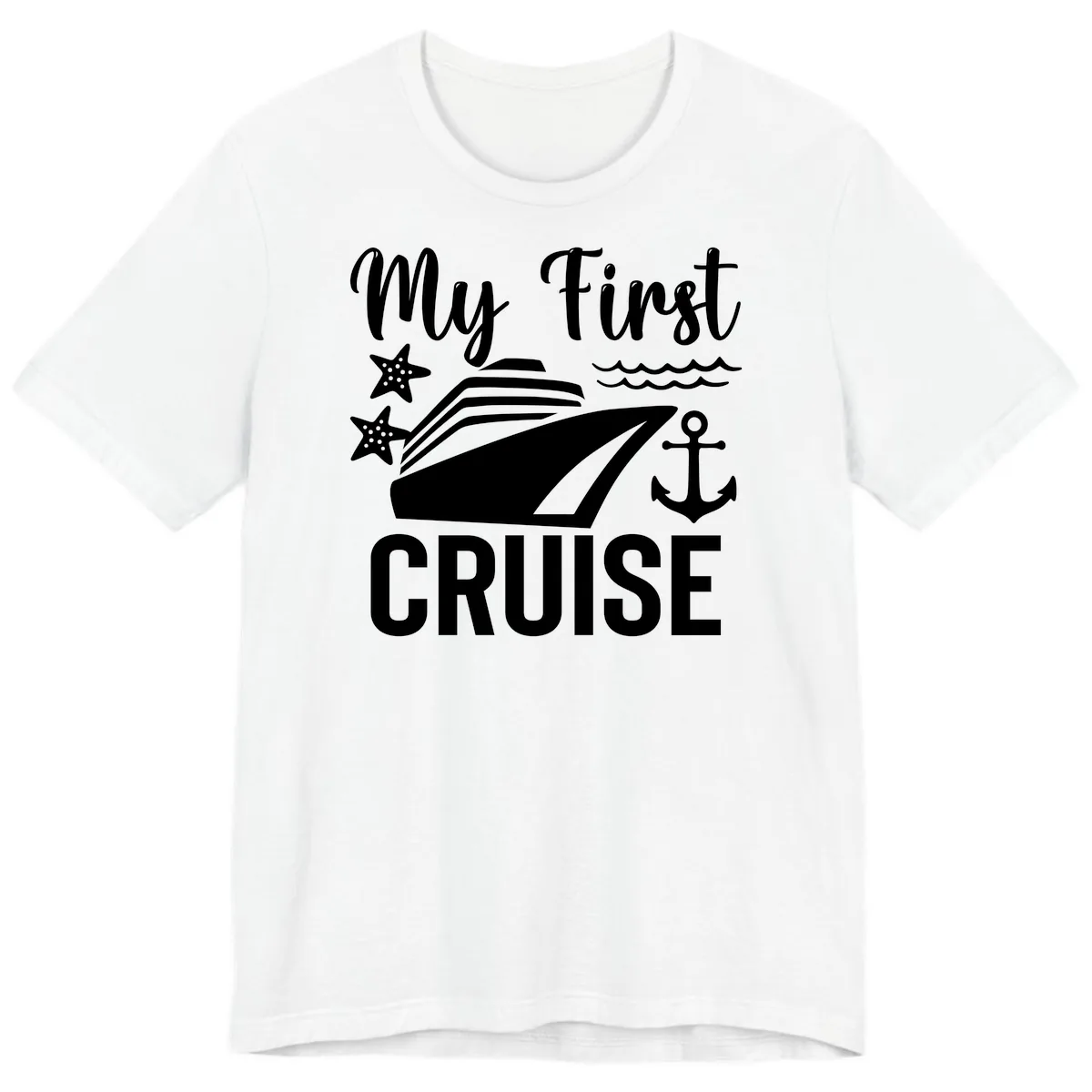 My First Cruise Premium T-Shirt in White