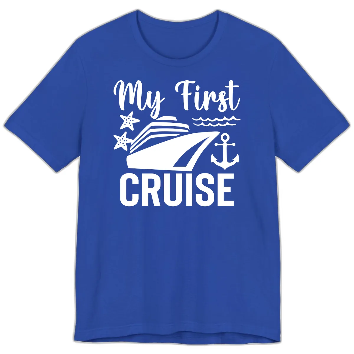 My First Cruise Premium T-Shirt in True Royal